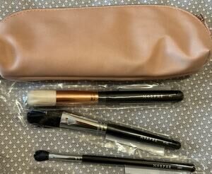 Morphe 5 Piece Face Brush Collection Bag New